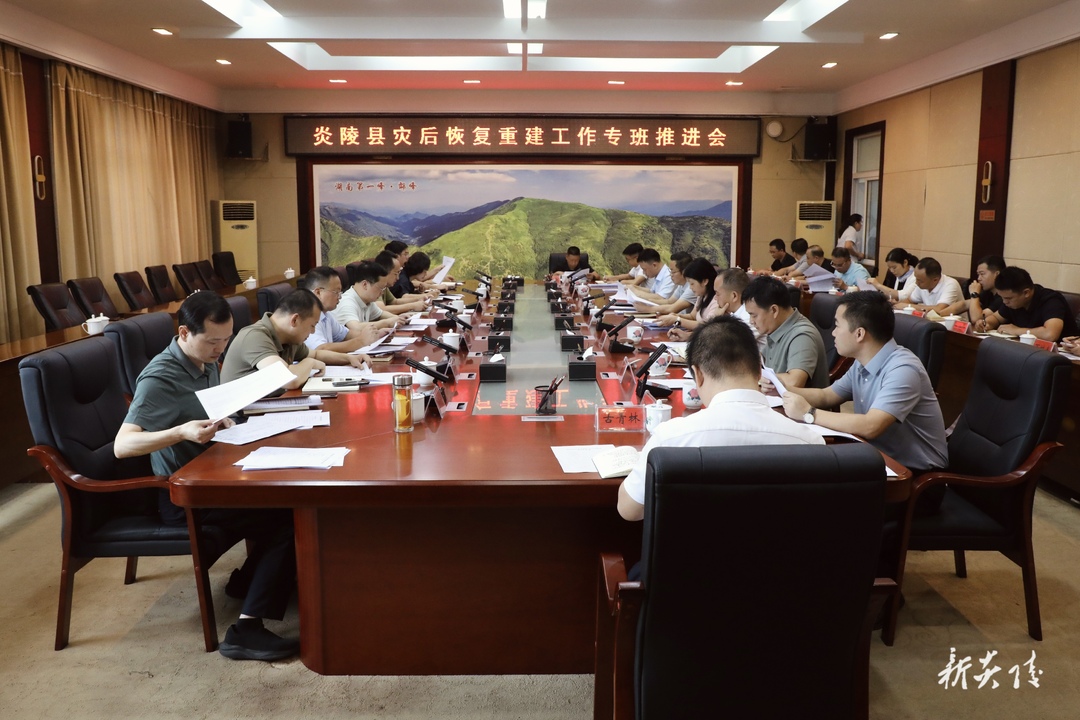 图文 | 夏胜利主持召开炎陵县“沙德尔”台风灾后恢复重建工作专班推进会议