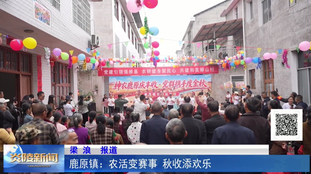 鹿原镇：农活变赛事 秋收添欢乐