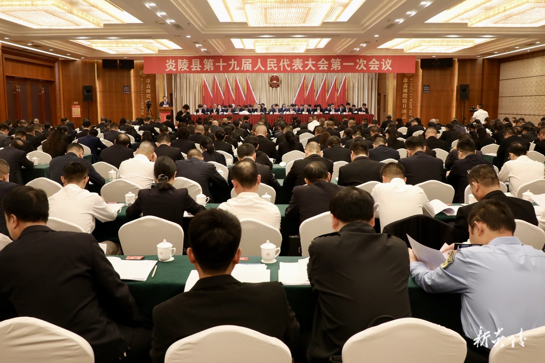 图文 | 炎陵县第十九届人民代表大会第一次会议举行第二次全体会议