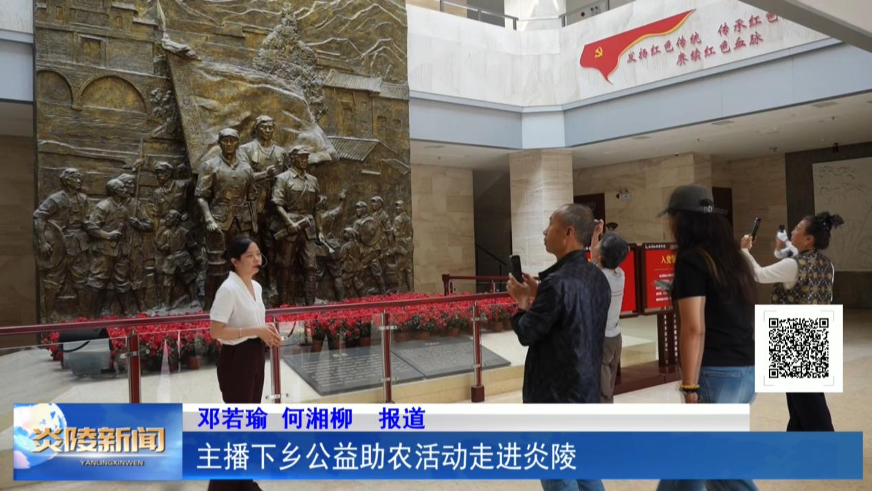 主播下乡公益助农活动走进炎陵